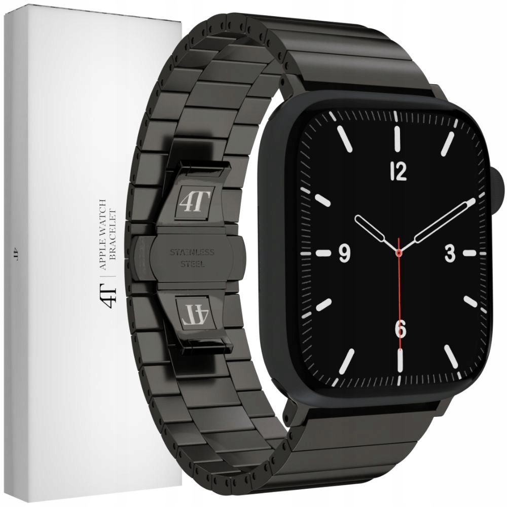 Náramok 4TechGoods pre Apple Watch 49 45 44 42 mm čierny
